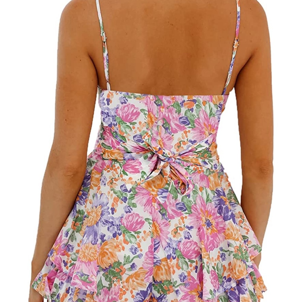 Floral Romper - Picture 3 of 4